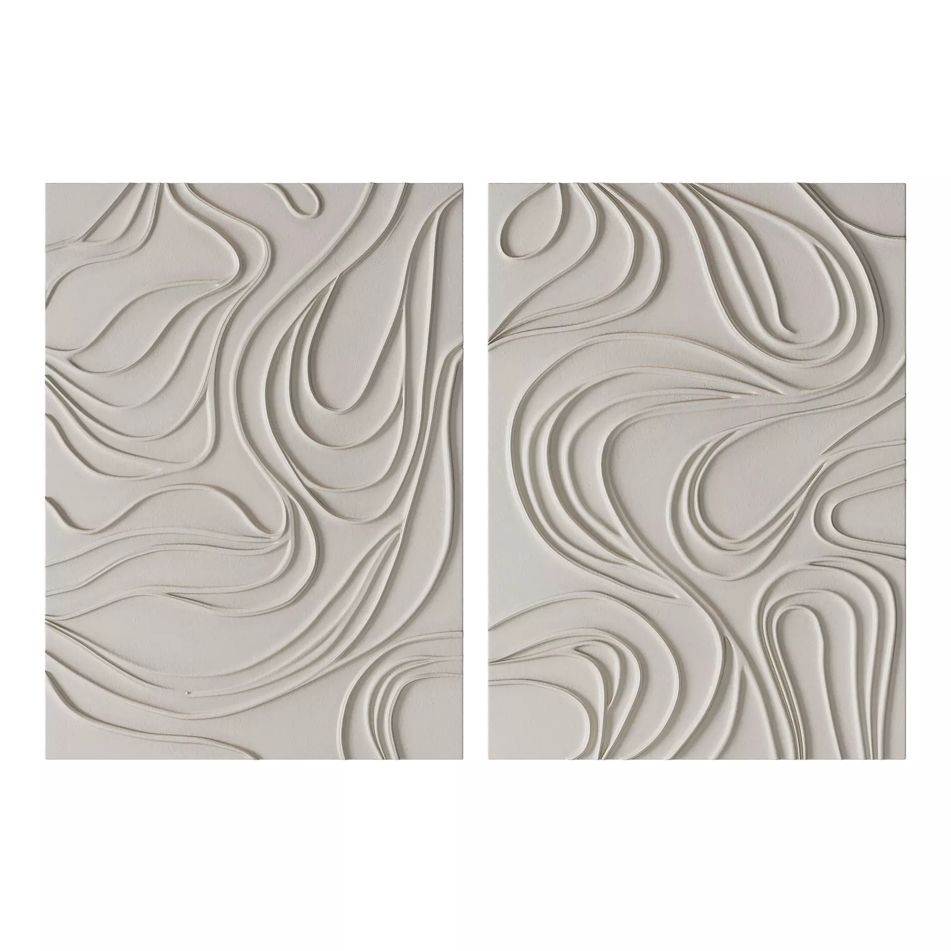 Wall Decor Set 02 3D Model Collection_27