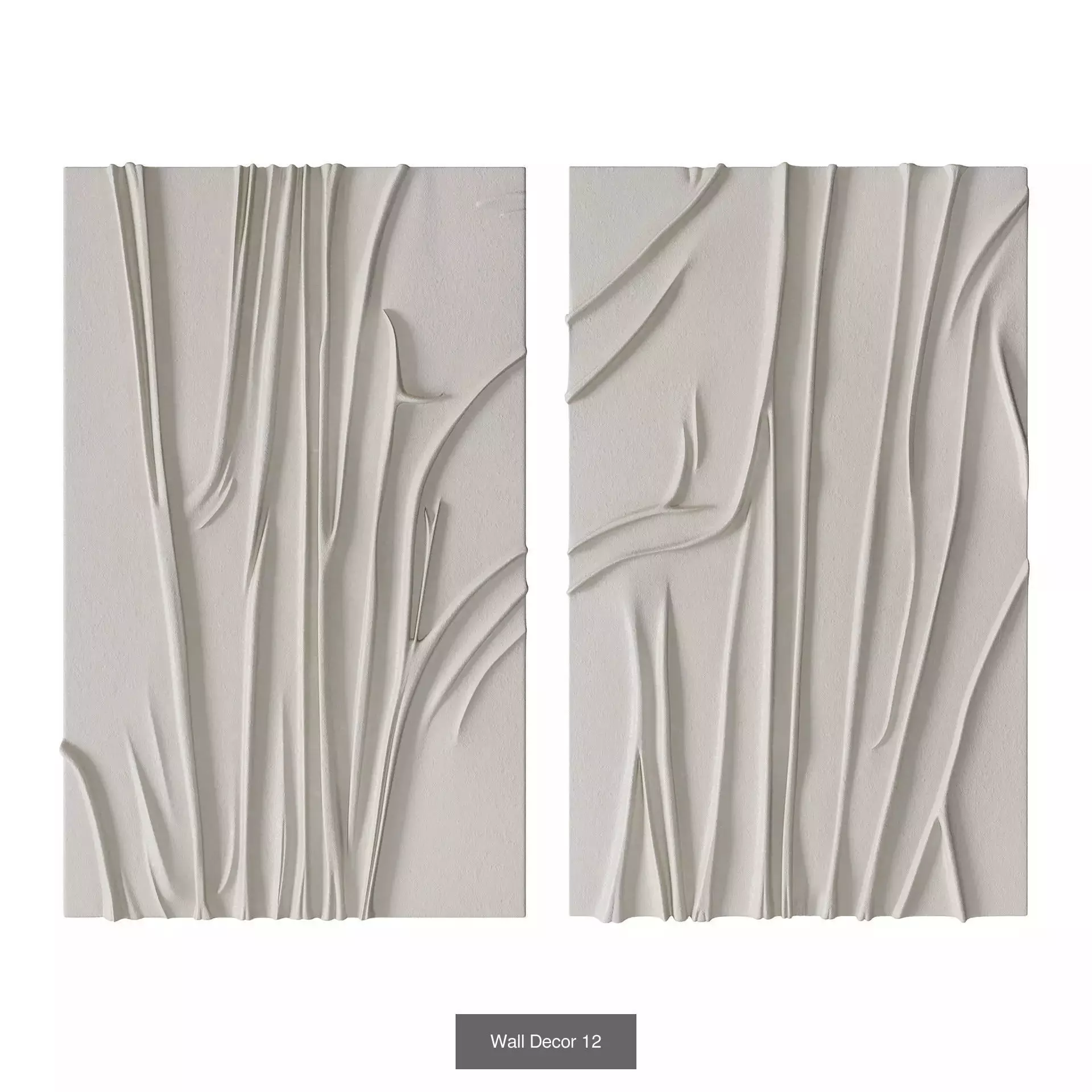 Wall Decor Set 02 3D Model Collection_4