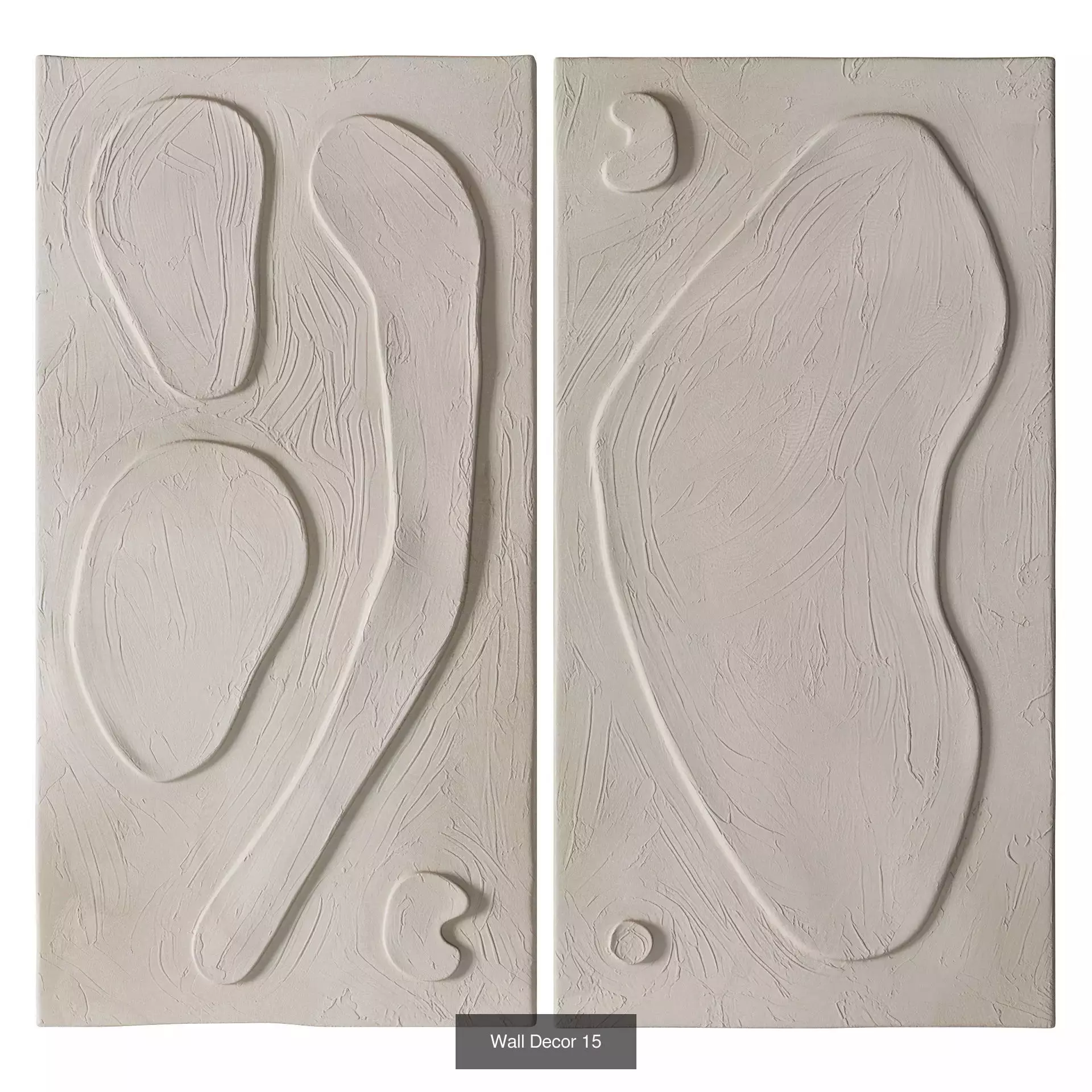 Wall Decor Set 02 3D Model Collection_10