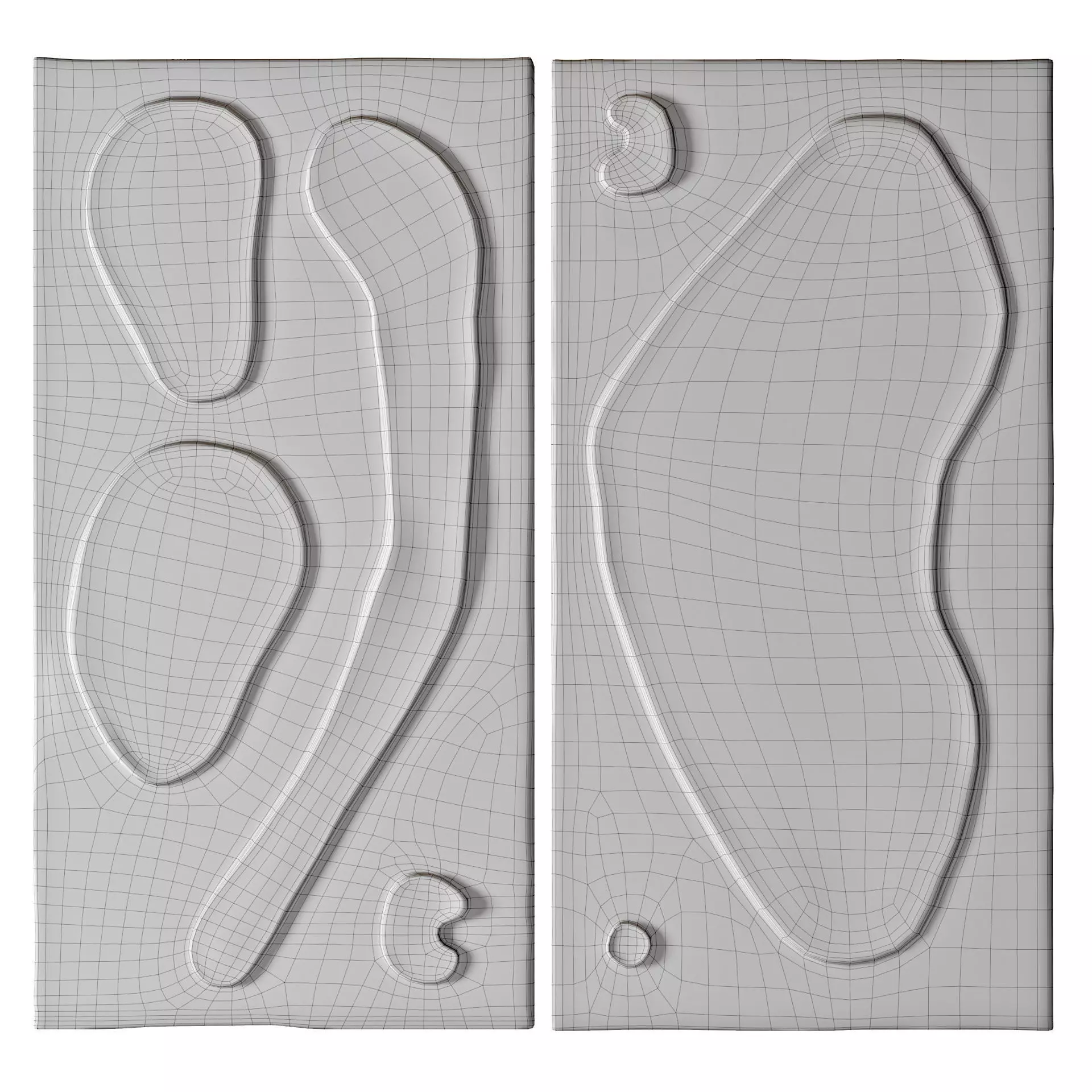 Wall Decor Set 02 3D Model Collection_20