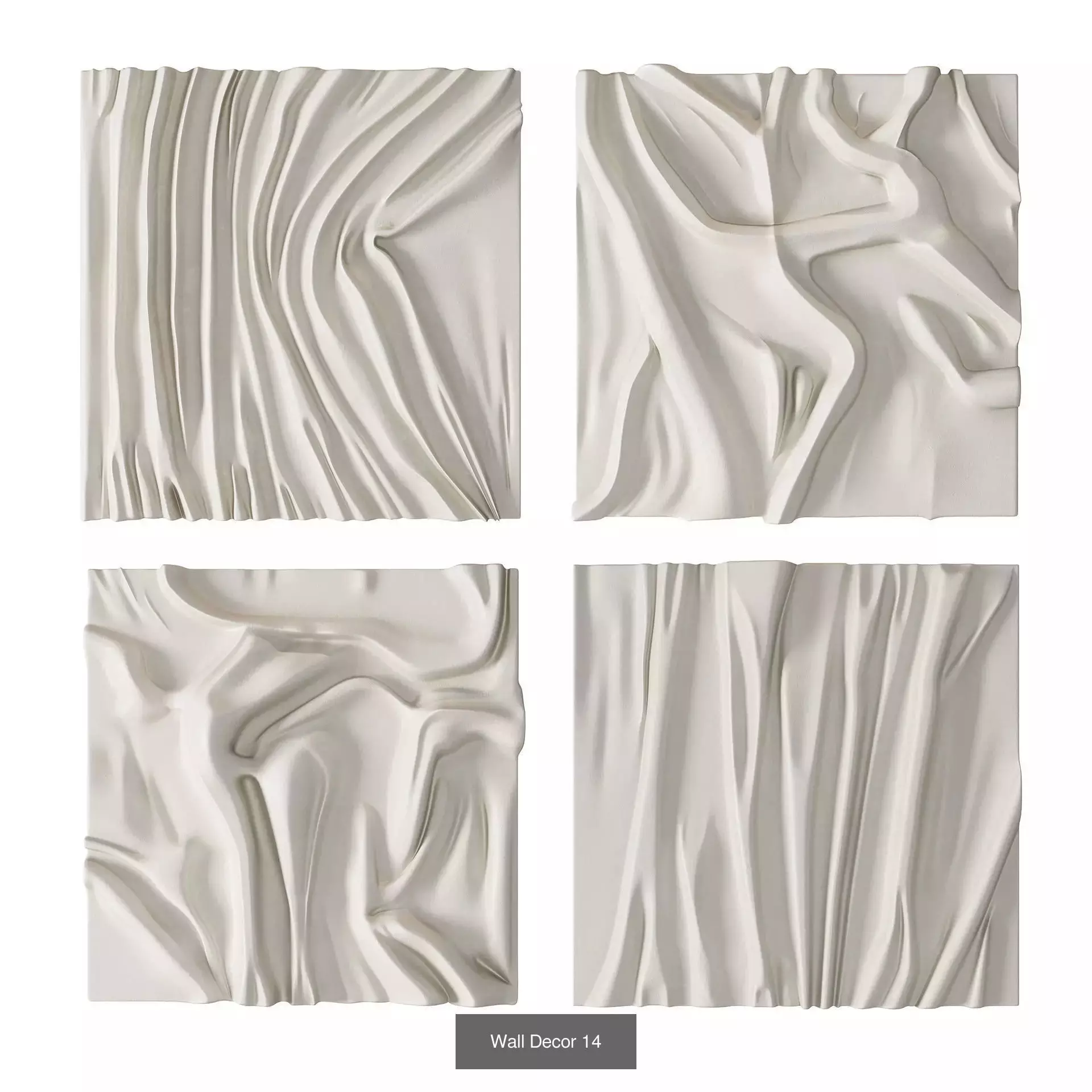 Wall Decor Set 02 3D Model Collection_8