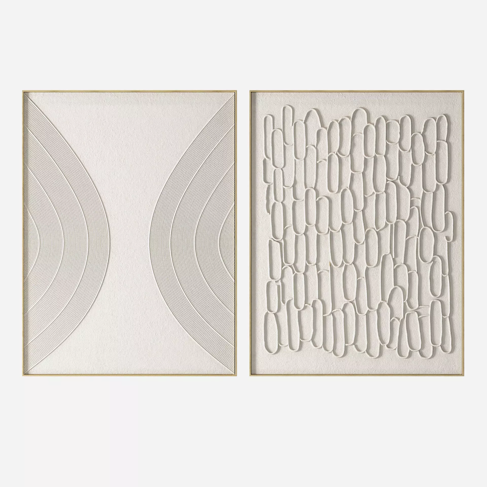 Wall Decor Set 02 3D Model Collection_11