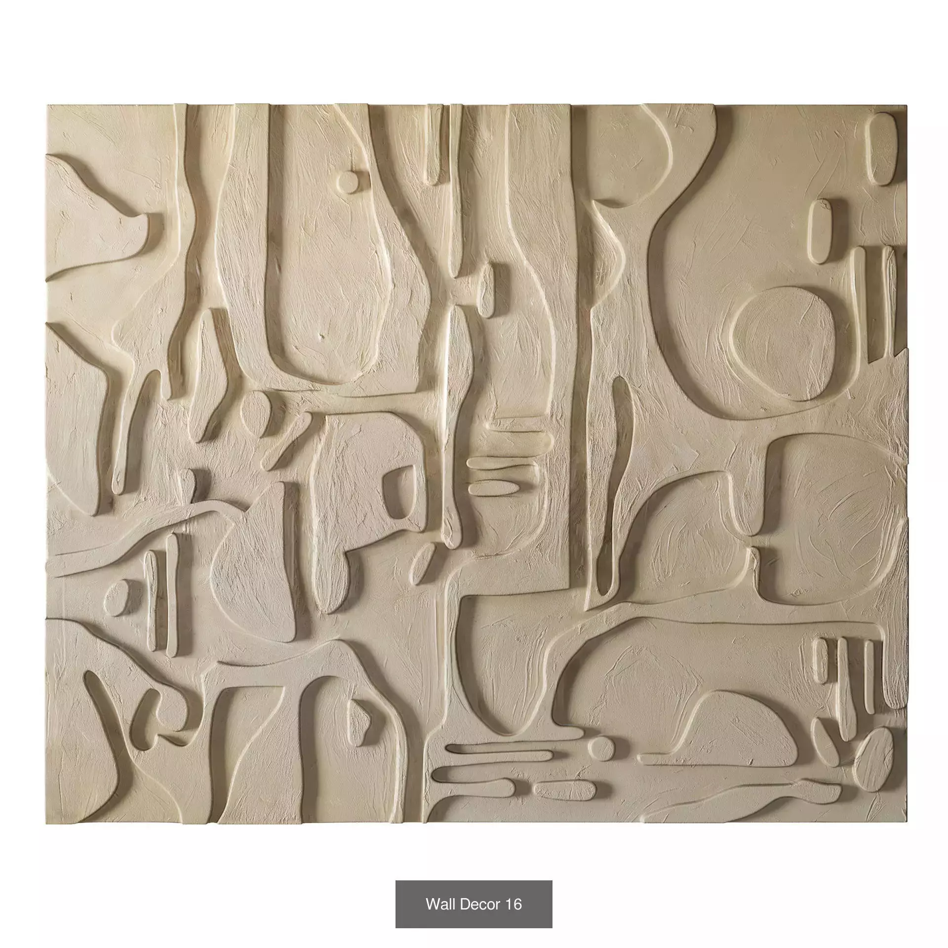 Wall Decor Set 02 3D Model Collection_12