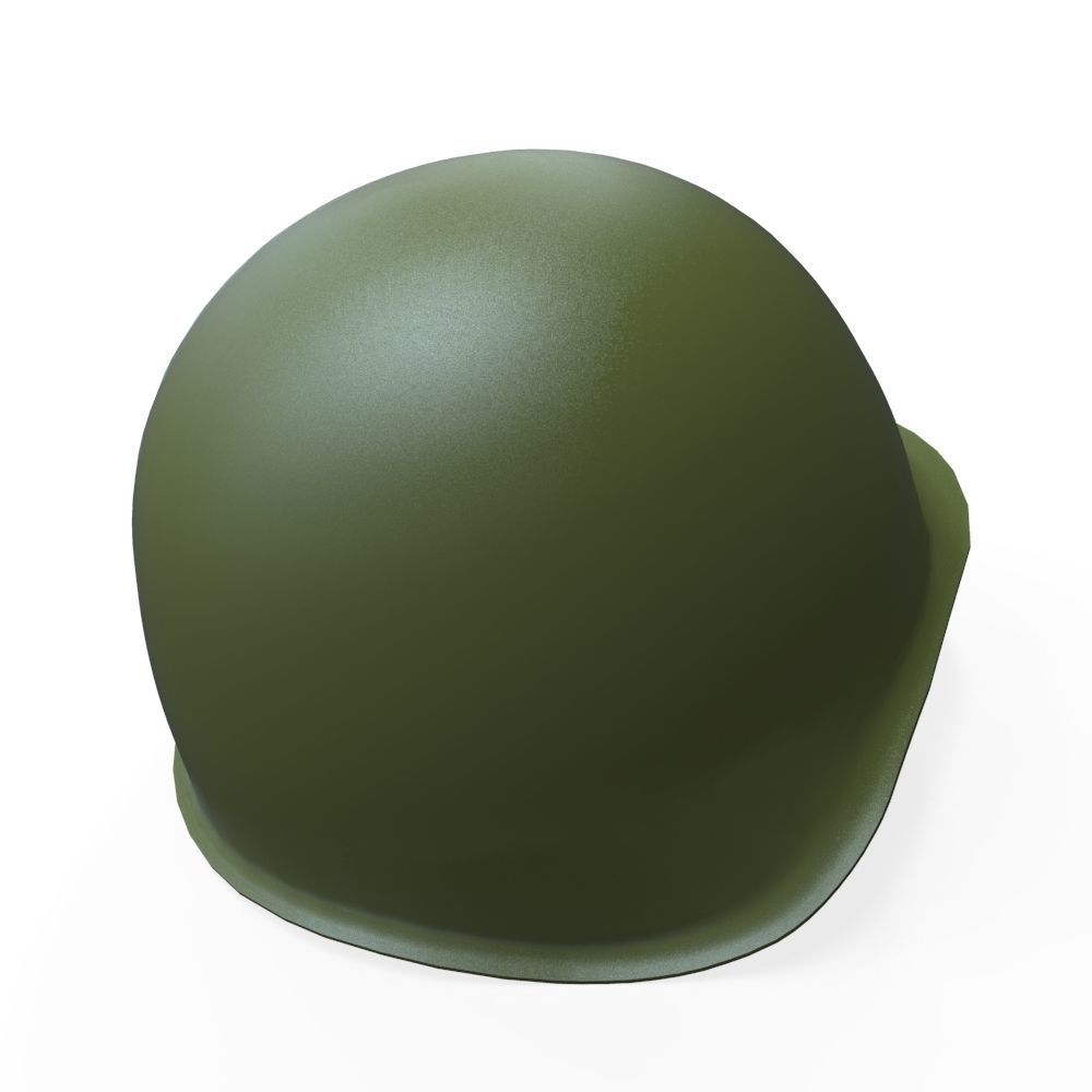 Soviet War Helmet Low-poly 3D model_7