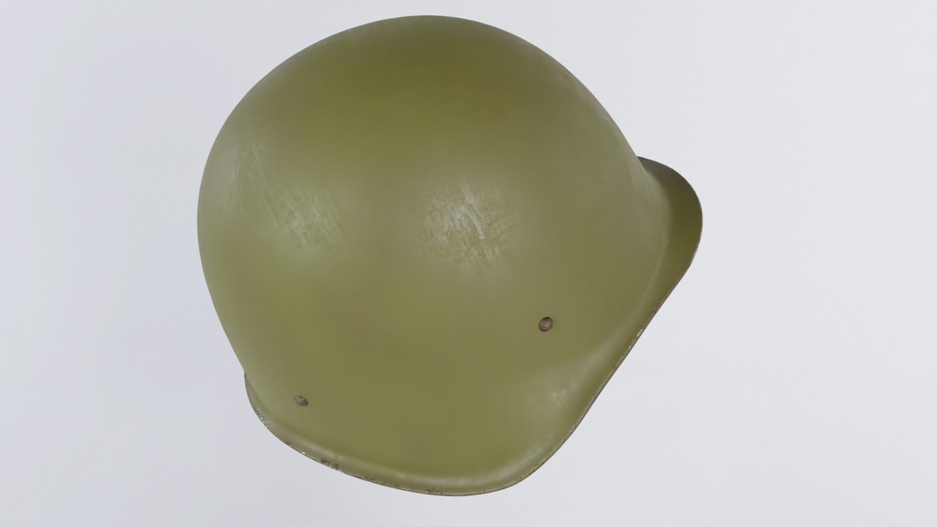 Soviet War Helmet Low-poly 3D model_2