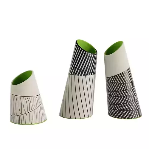Lara Scobie 2 Ceramic Vase Set of 3
