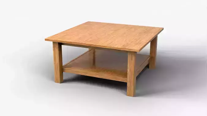 Coffee Table 03 - Bamboo Wood