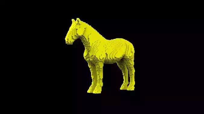Horse voxel