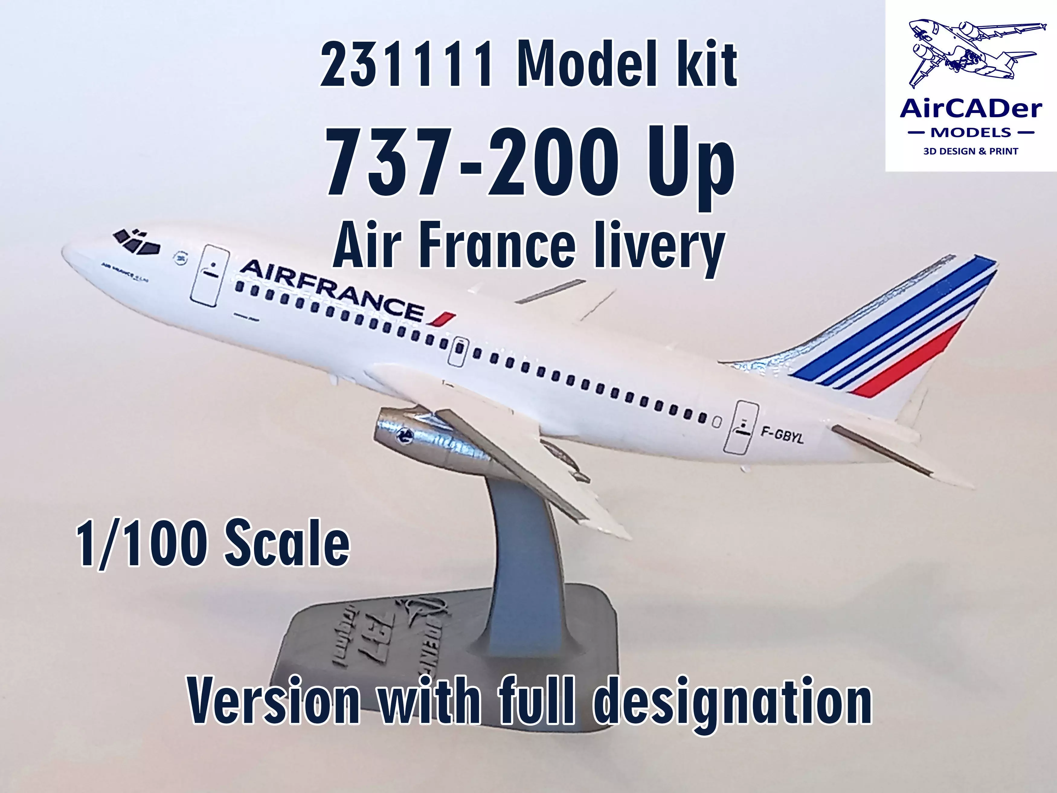 231111 Model kit Boeing 737-200 Up 3D print model_0