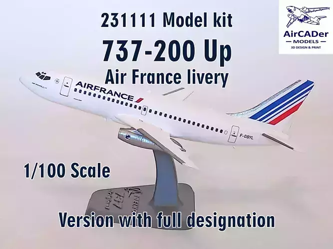 231111 Model kit Boeing 737-200 Up 3D print model