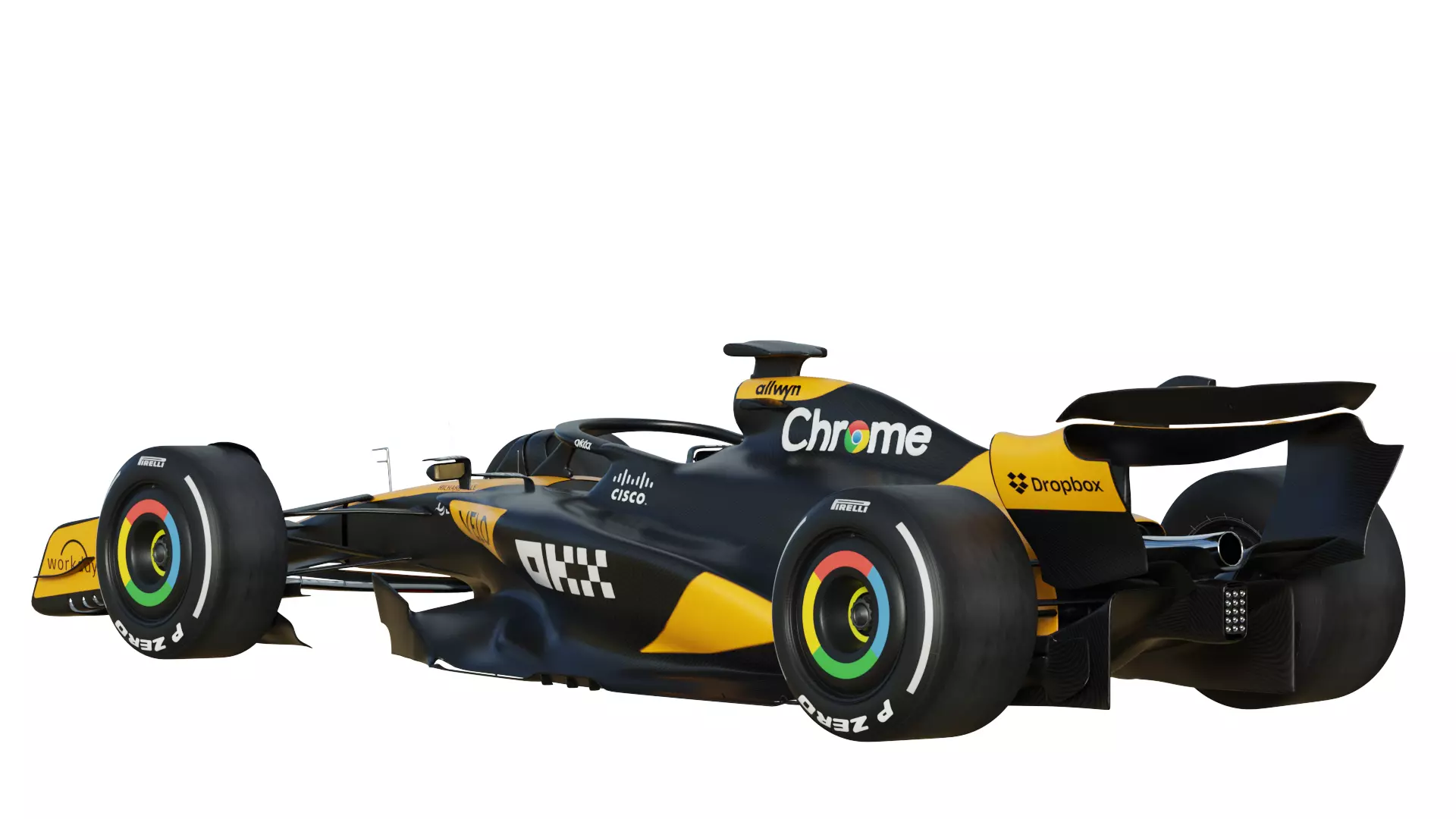 F1 McLaren MCL39 2025 3D model_6