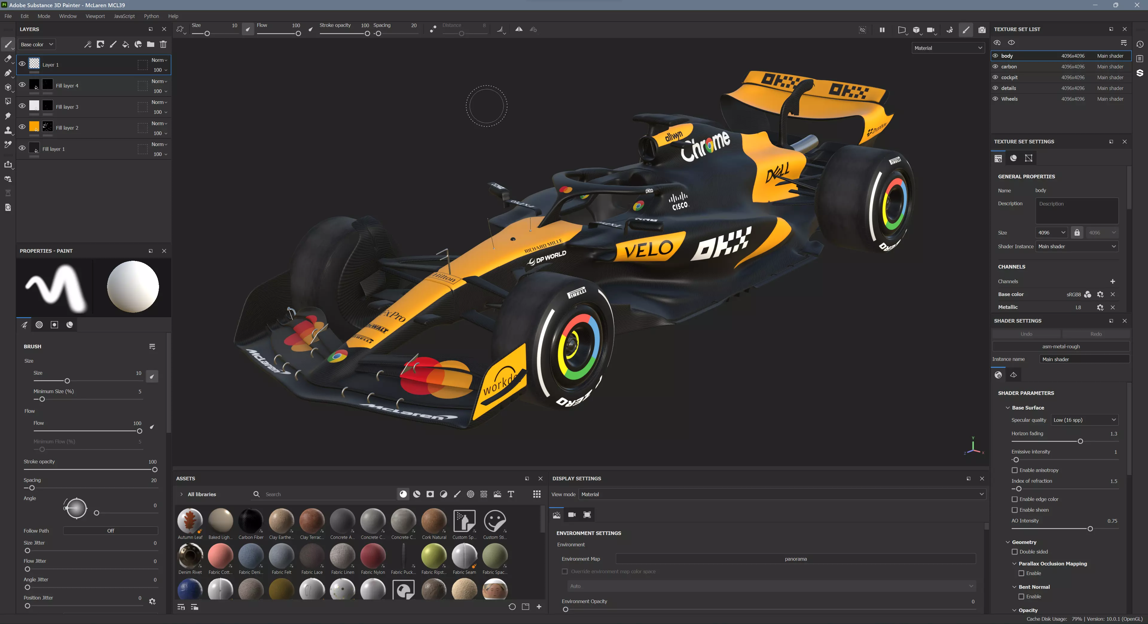 F1 McLaren MCL39 2025 3D model_15