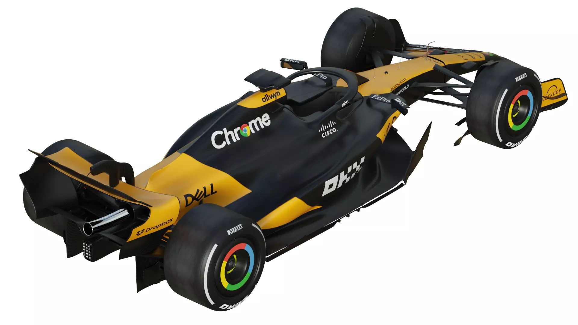 F1 McLaren MCL39 2025 3D model_9