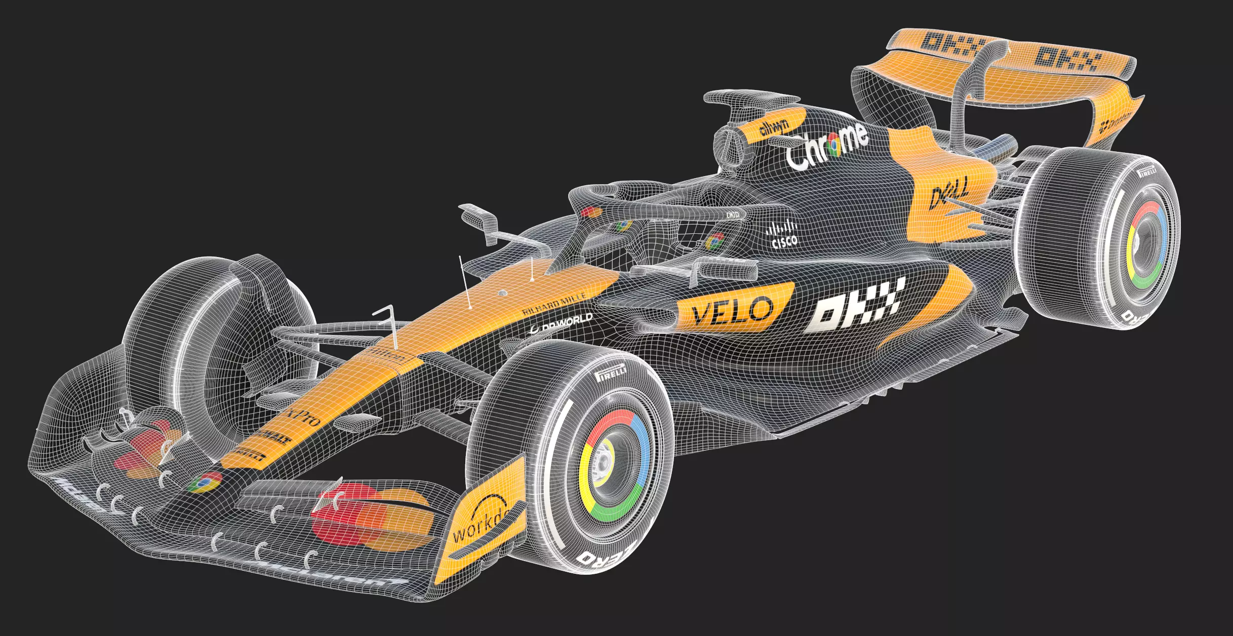 F1 McLaren MCL39 2025 3D model_16