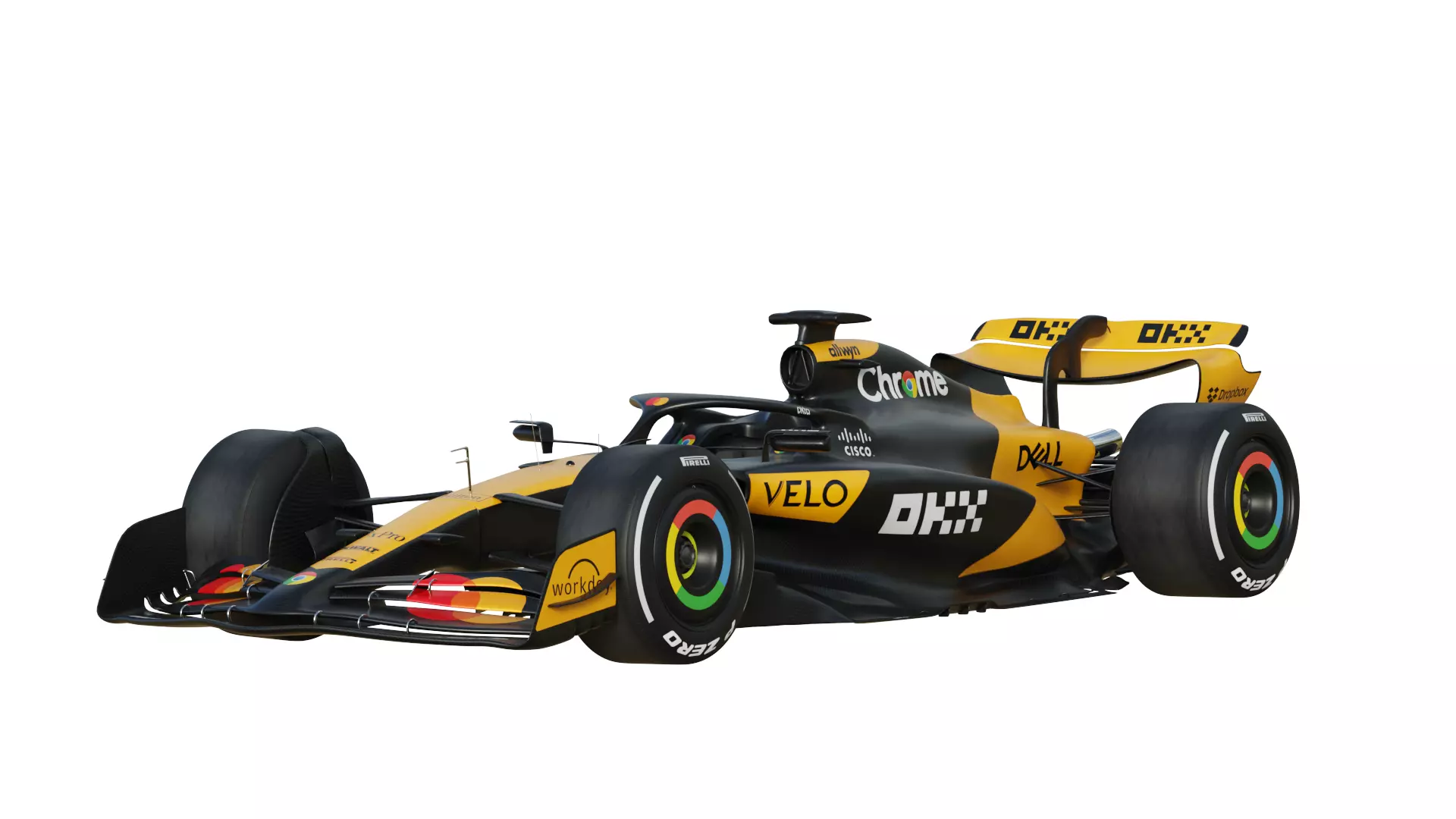 F1 McLaren MCL39 2025 3D model_4