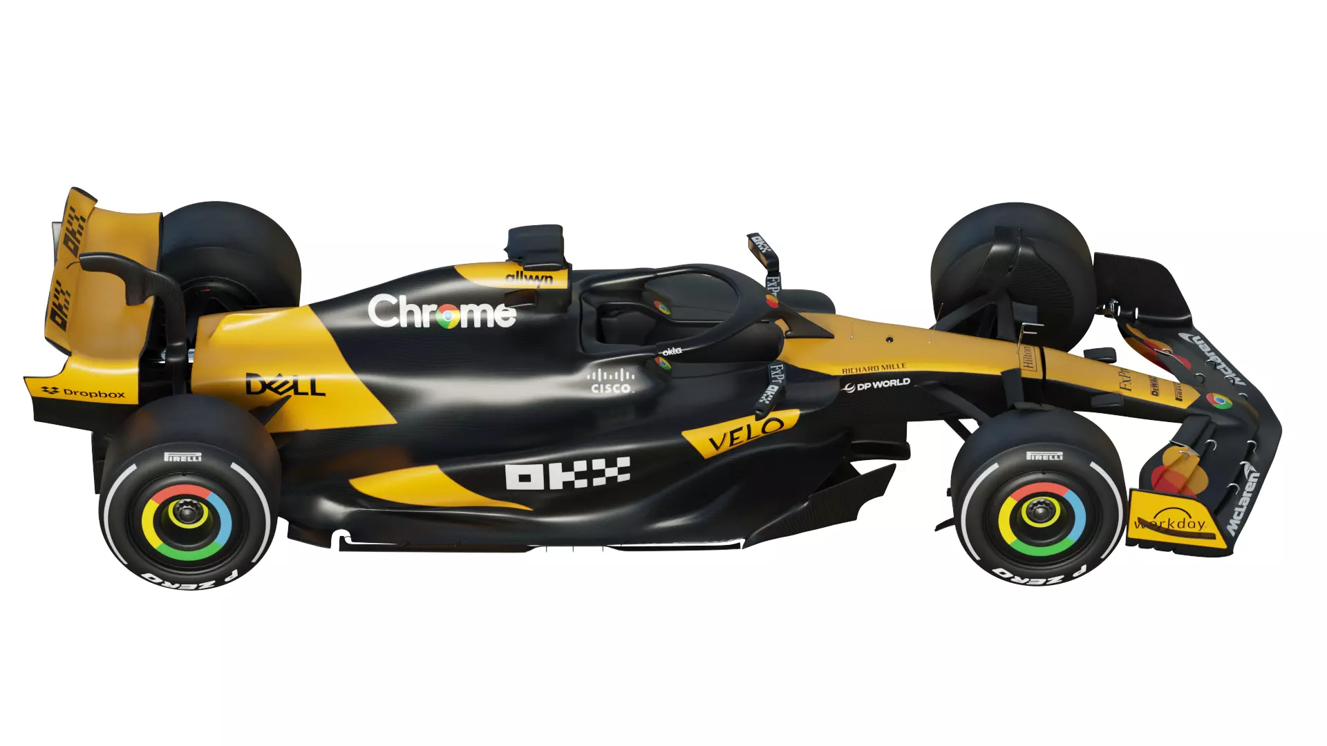 F1 McLaren MCL39 2025 3D model_11