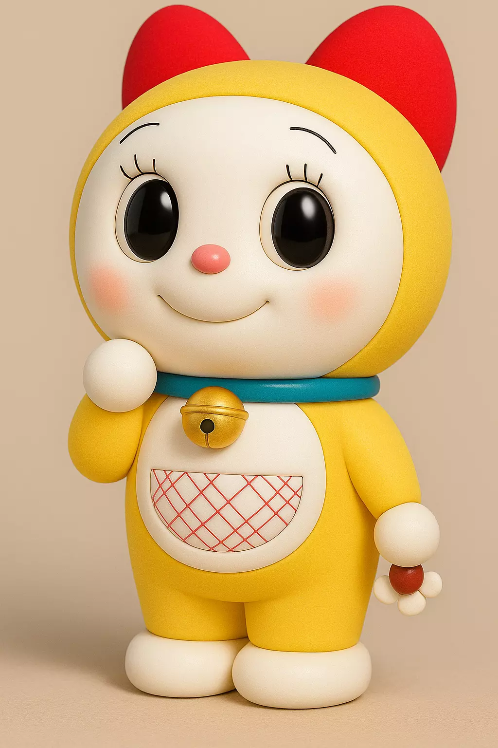 Dorami from Doraemon 3D print model_1