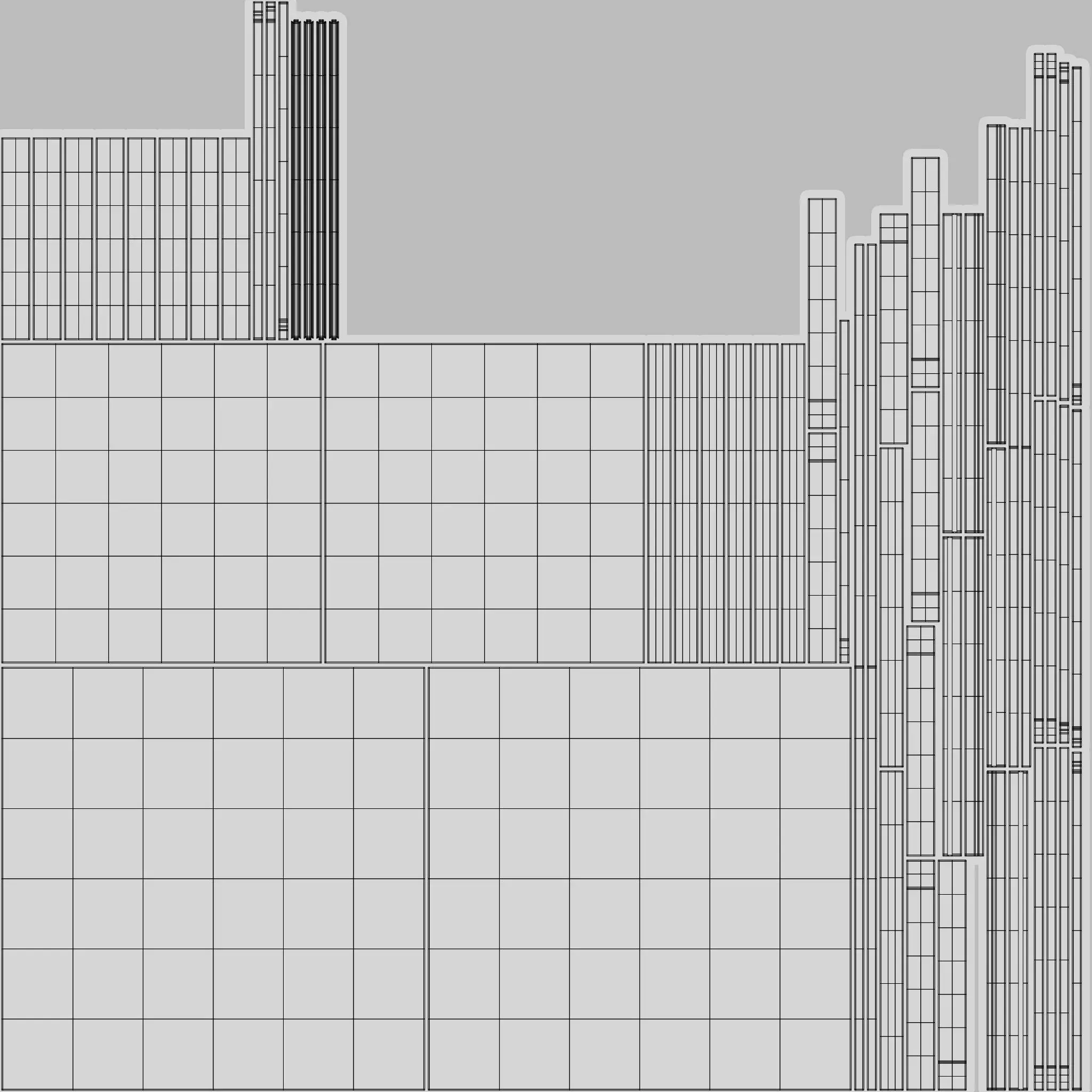 Coffee Table 03 - Pine Wood Low-poly 3D model_13