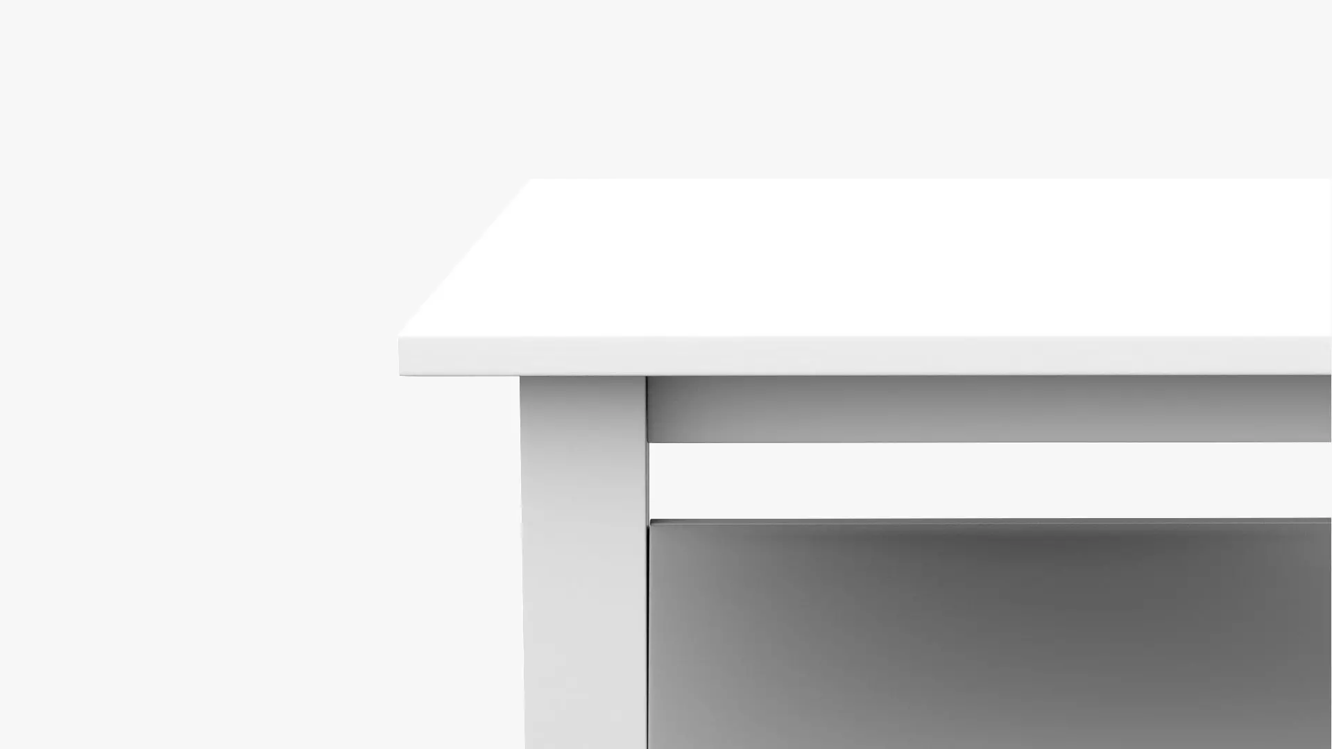 Coffee Table 03 - Pine Wood Low-poly 3D model_7