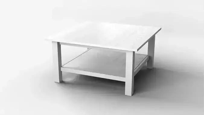 Coffee Table 03 - Pine Wood