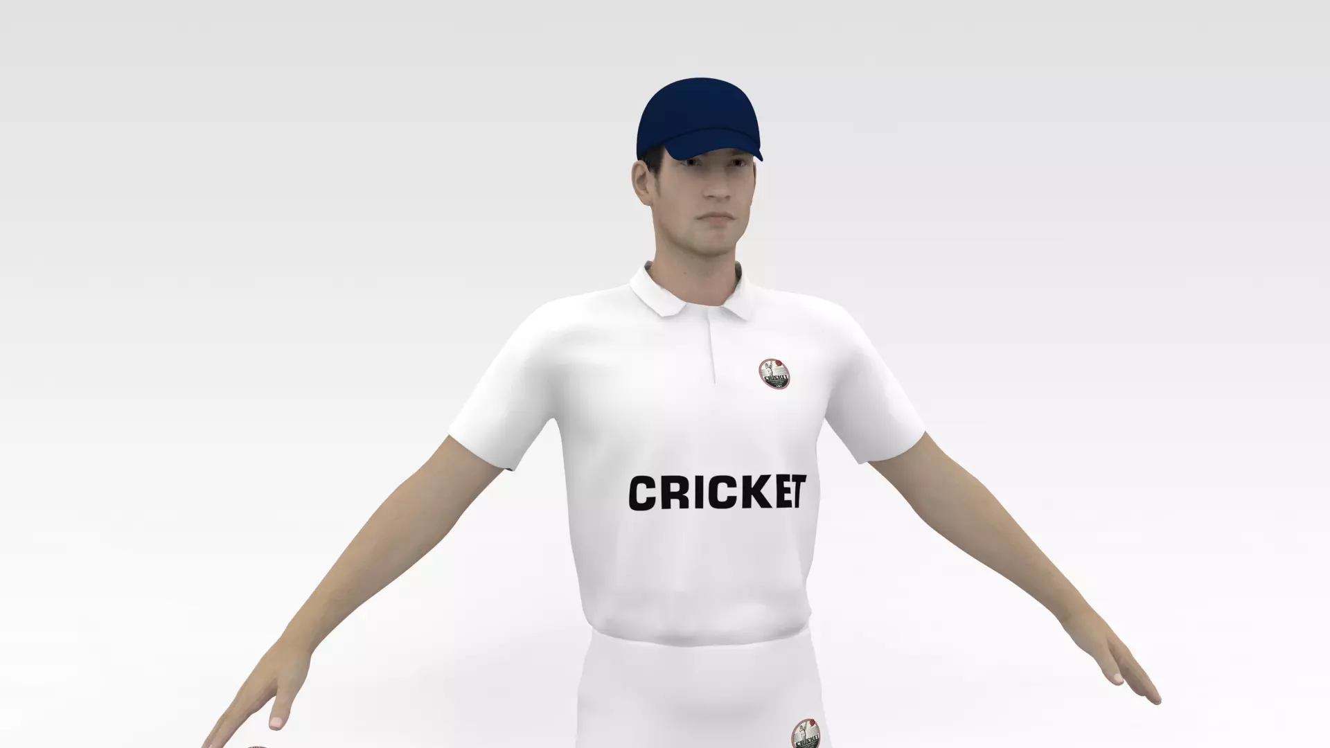 Cricket Players White Dress Collection _12