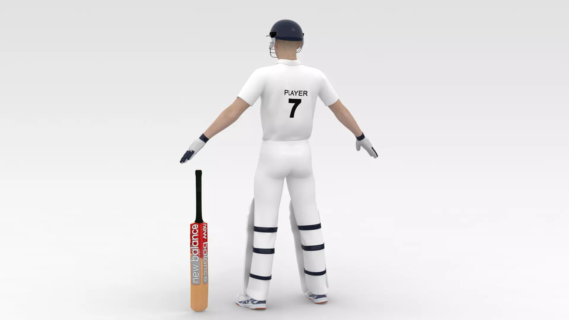Cricket Players White Dress Collection _9