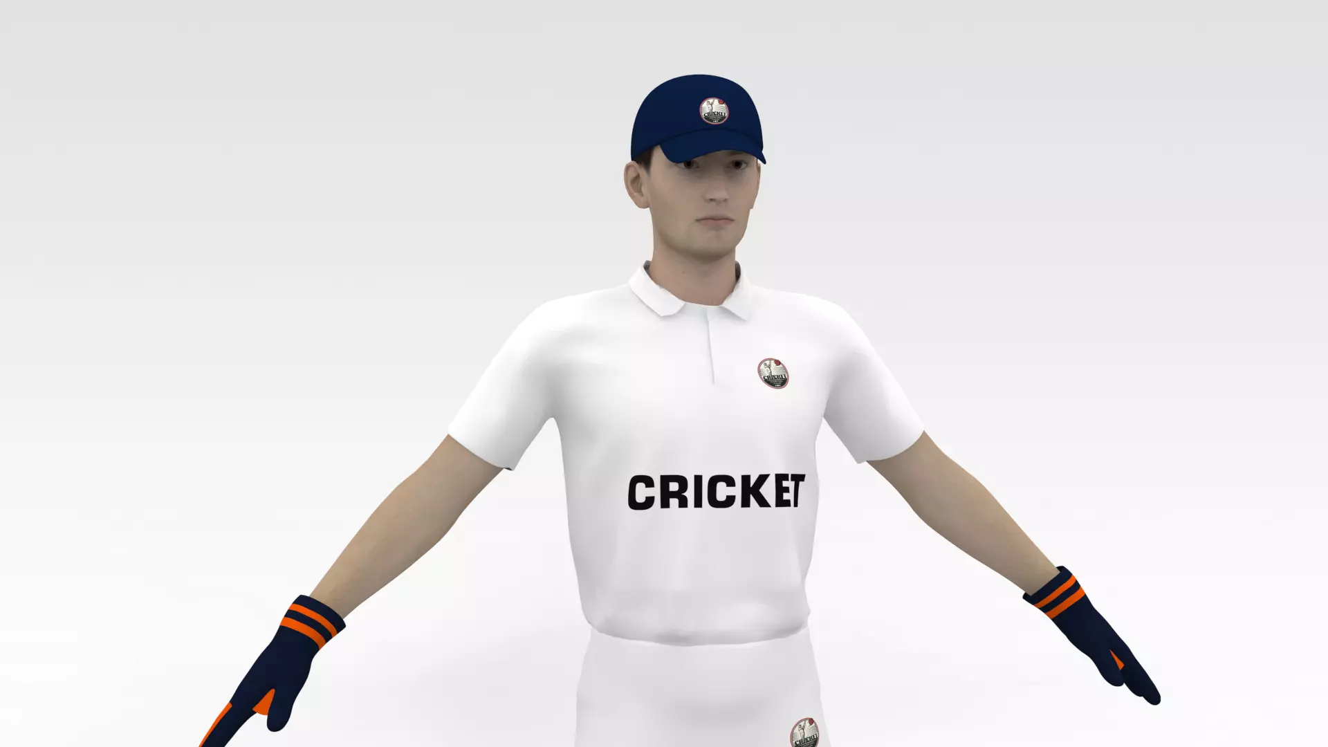 Cricket Players White Dress Collection _27