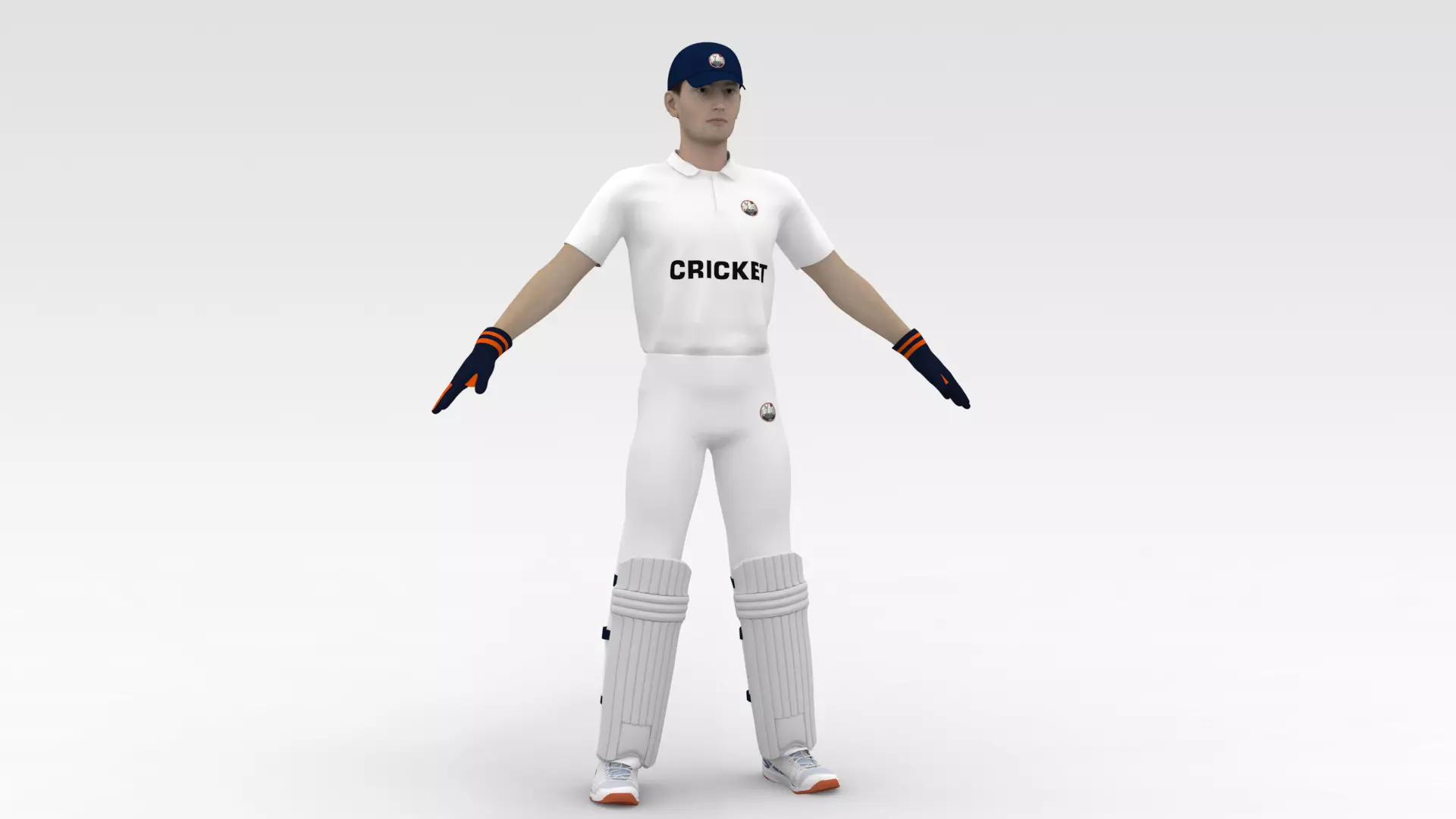 Cricket Players White Dress Collection _26