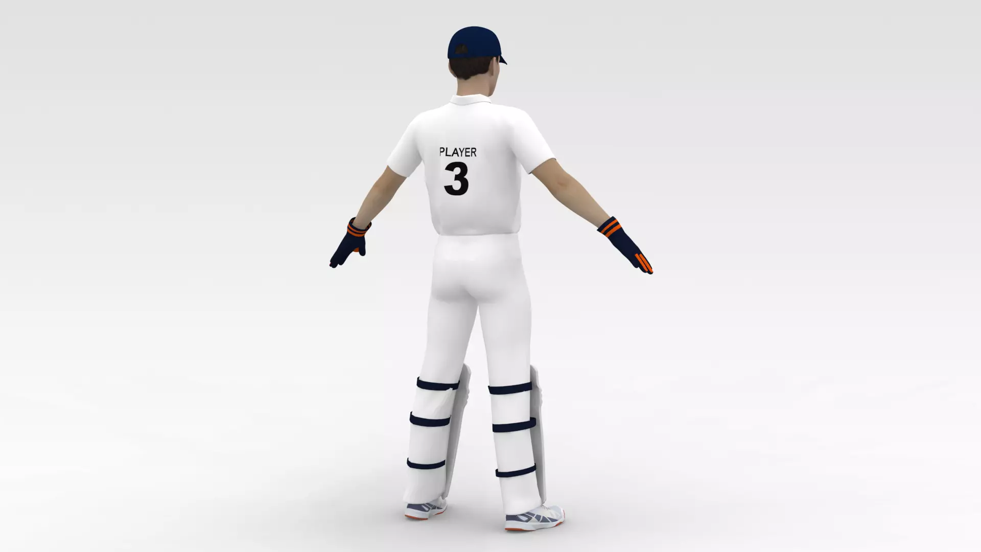 Cricket Players White Dress Collection _30