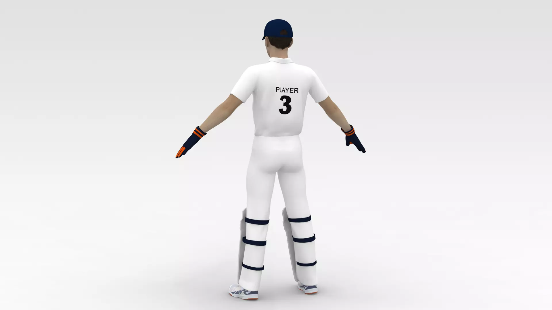 Cricket Players White Dress Collection _29