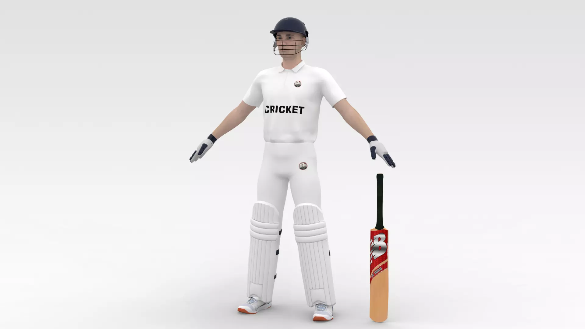 Cricket Players White Dress Collection _8