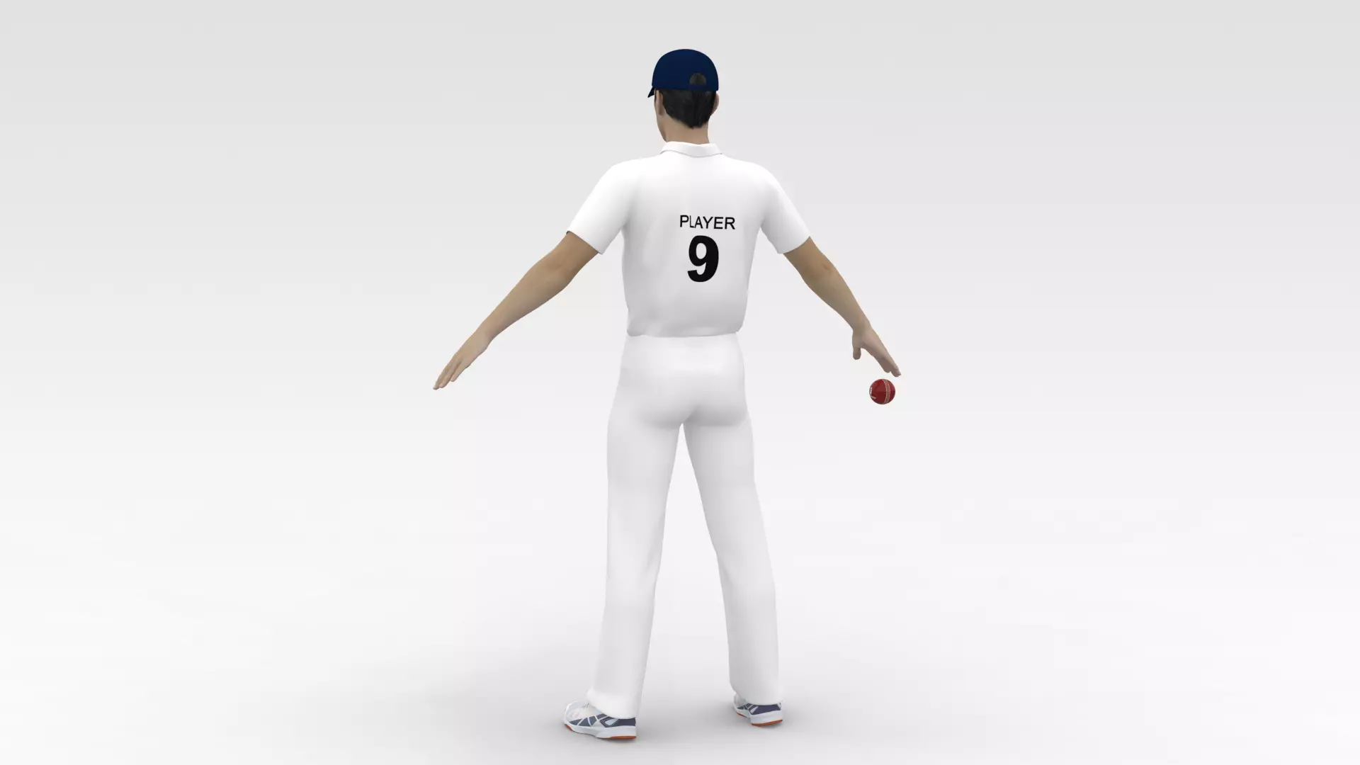 Cricket Players White Dress Collection _14