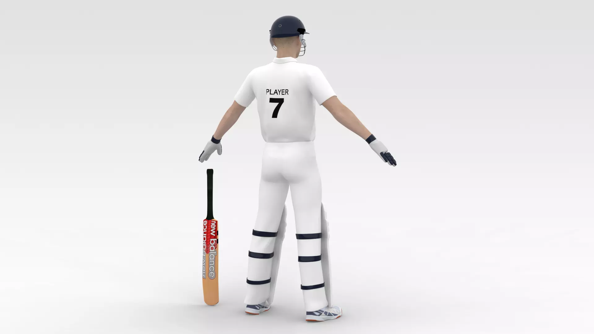 Cricket Players White Dress Collection _10