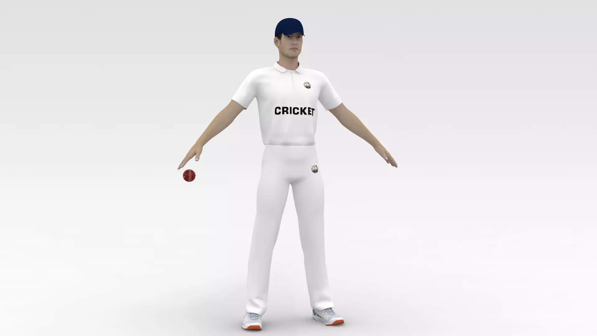 Cricket Players White Dress Collection _11