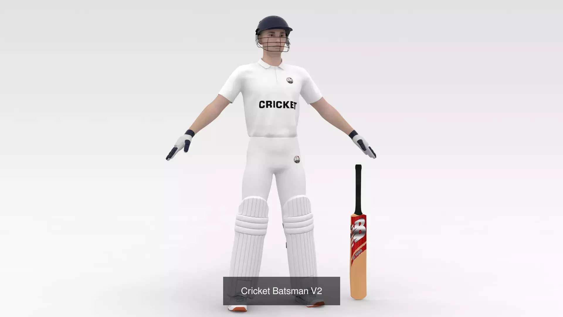 Cricket Players White Dress Collection _1