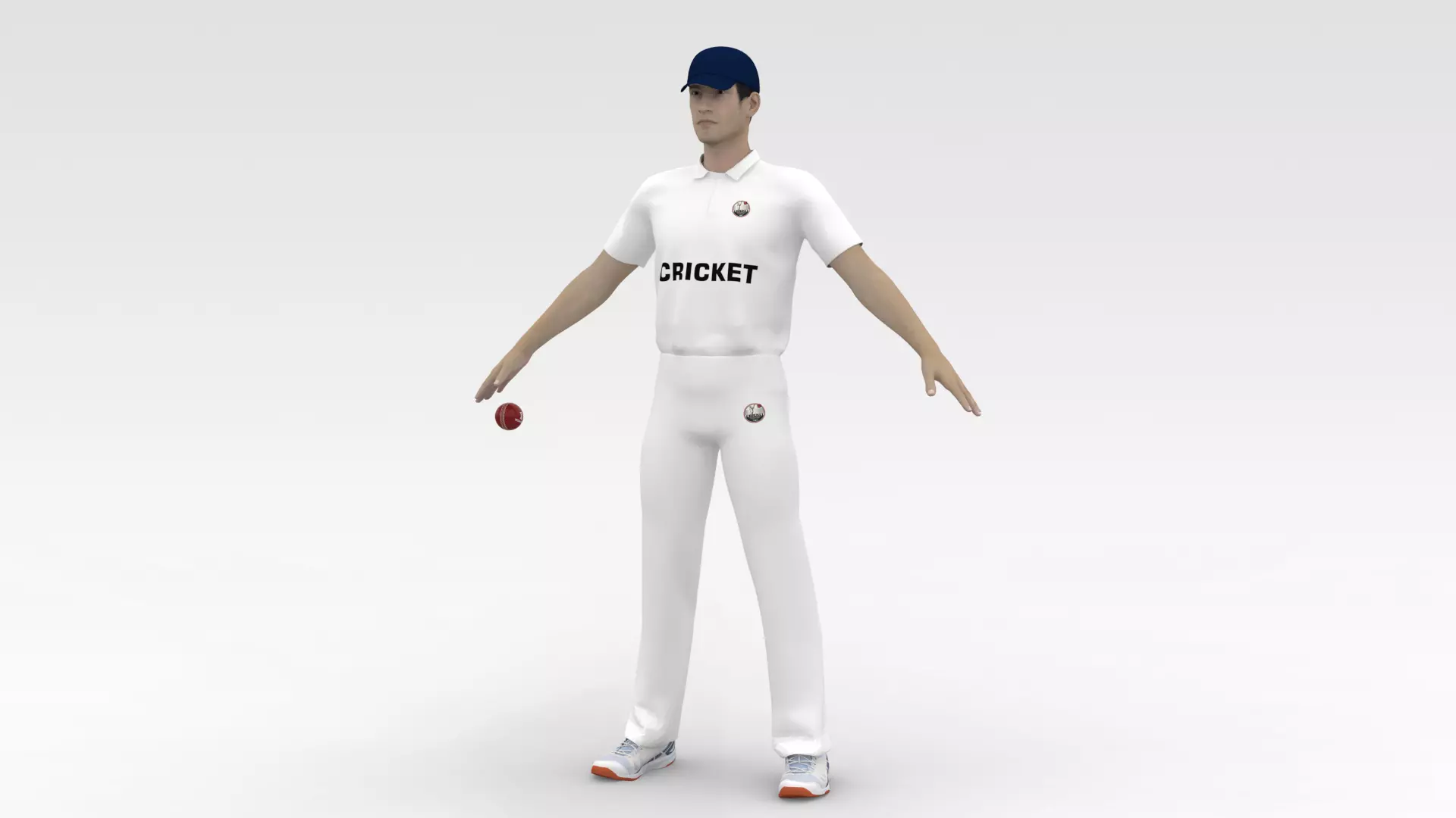 Cricket Players White Dress Collection _13