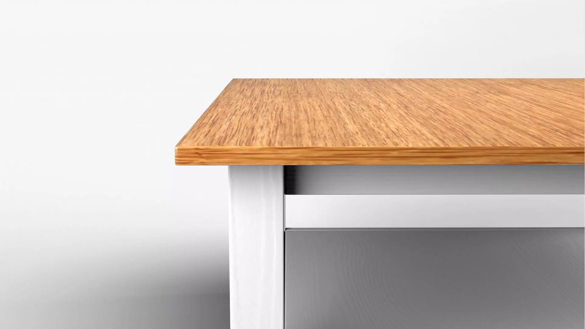 Coffee Table 03 - Bamboo-Pine Wood Low-poly 3D model_2