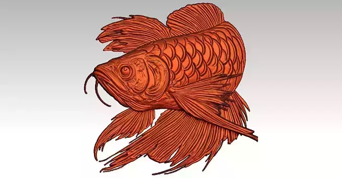 Arowana CNC Relief Model