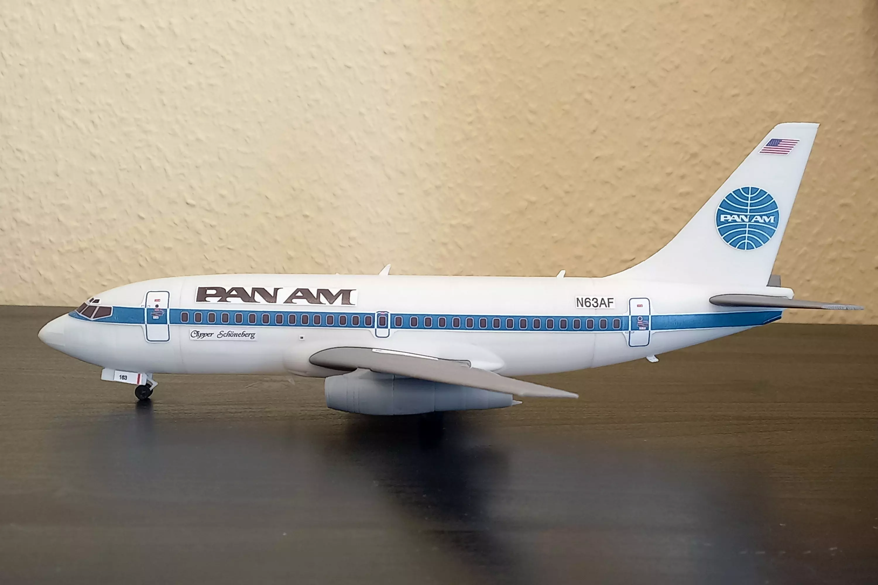 231212 Model kit Boeing 737-200 Down 3D print model_10