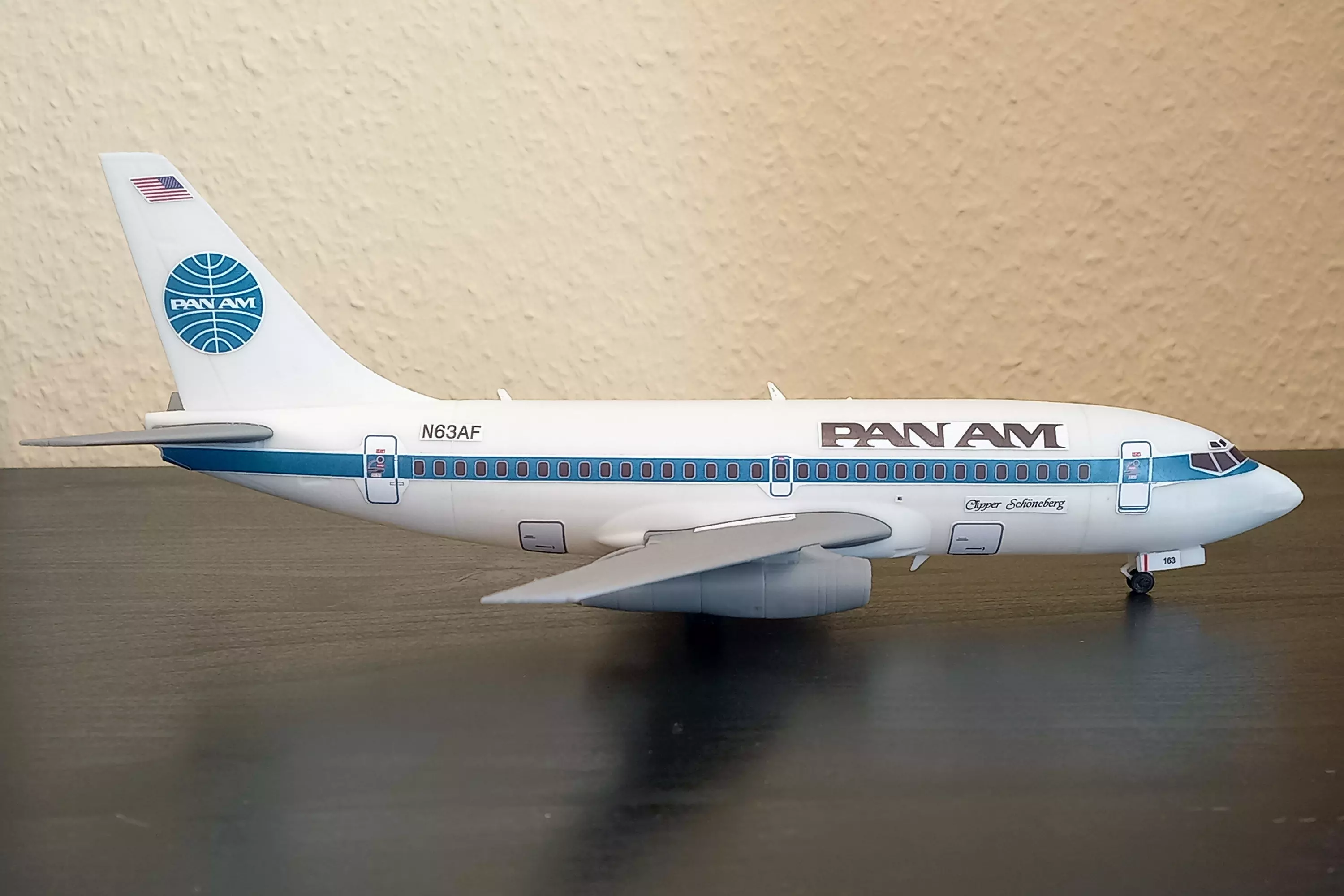 231212 Model kit Boeing 737-200 Down 3D print model_14