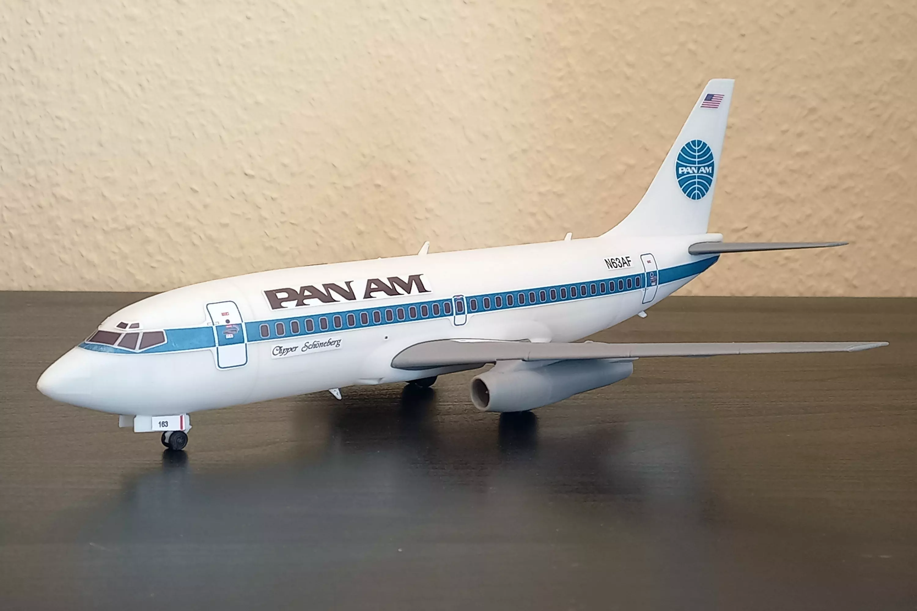 231212 Model kit Boeing 737-200 Down 3D print model_11