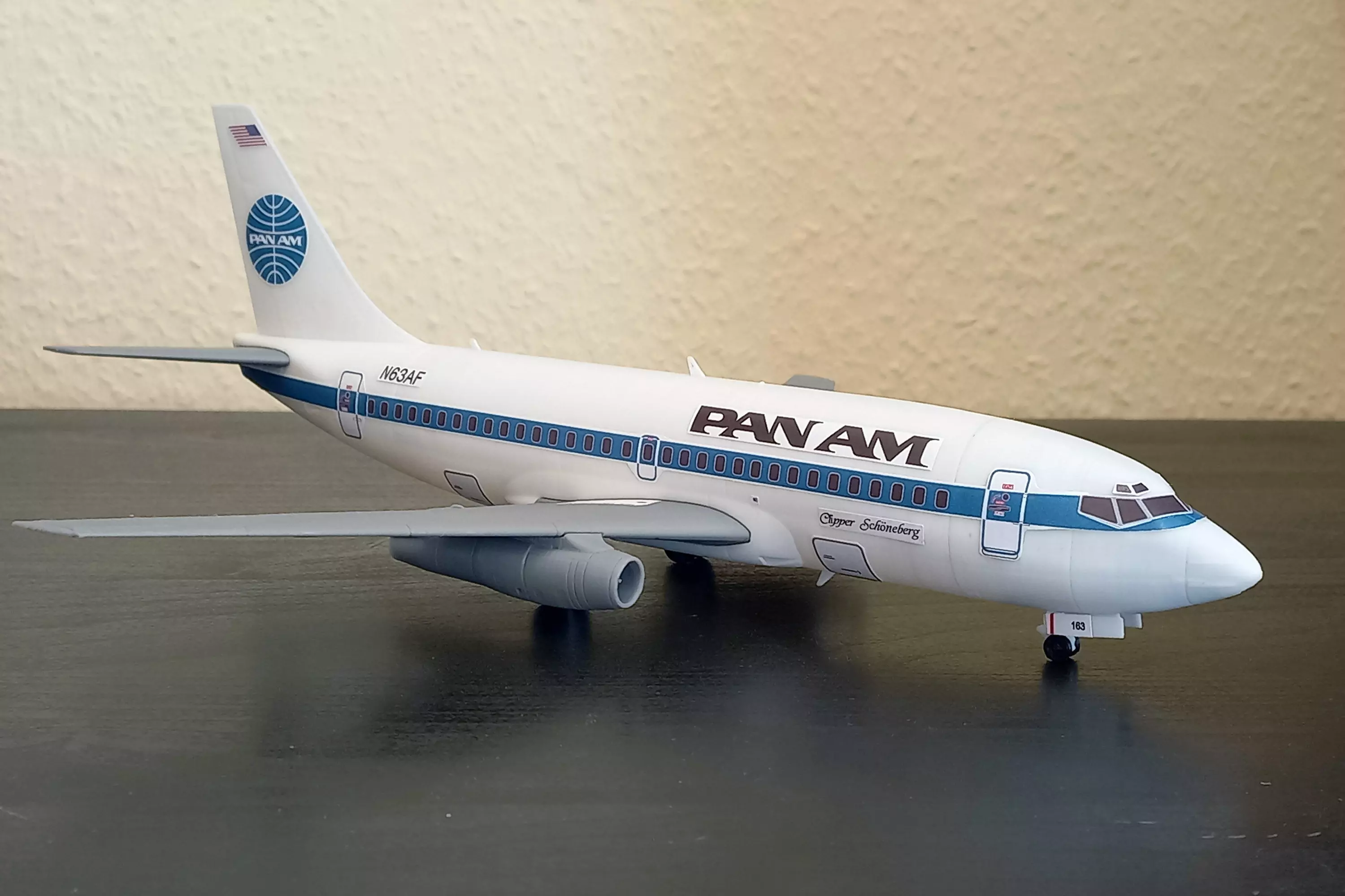 231212 Model kit Boeing 737-200 Down 3D print model_13