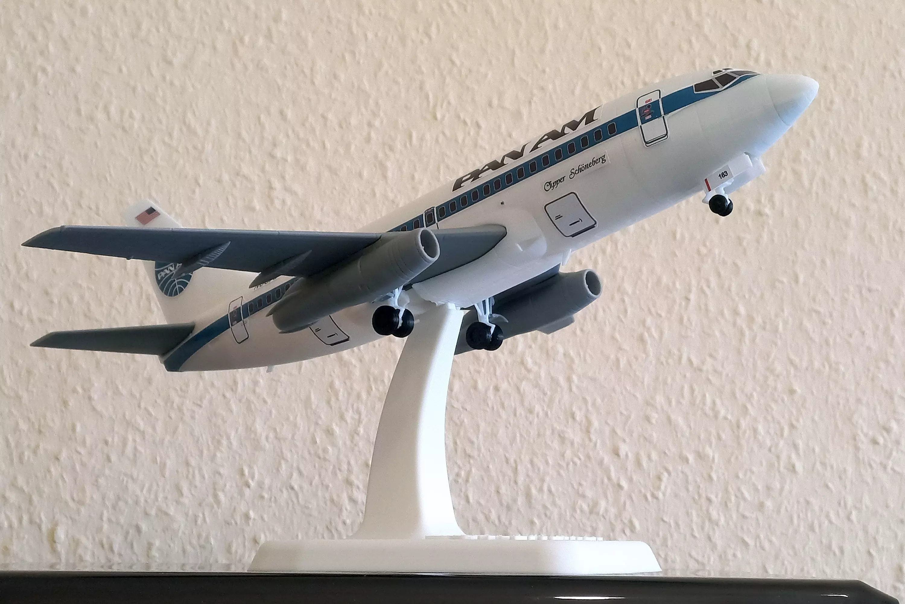 231212 Model kit Boeing 737-200 Down 3D print model_21