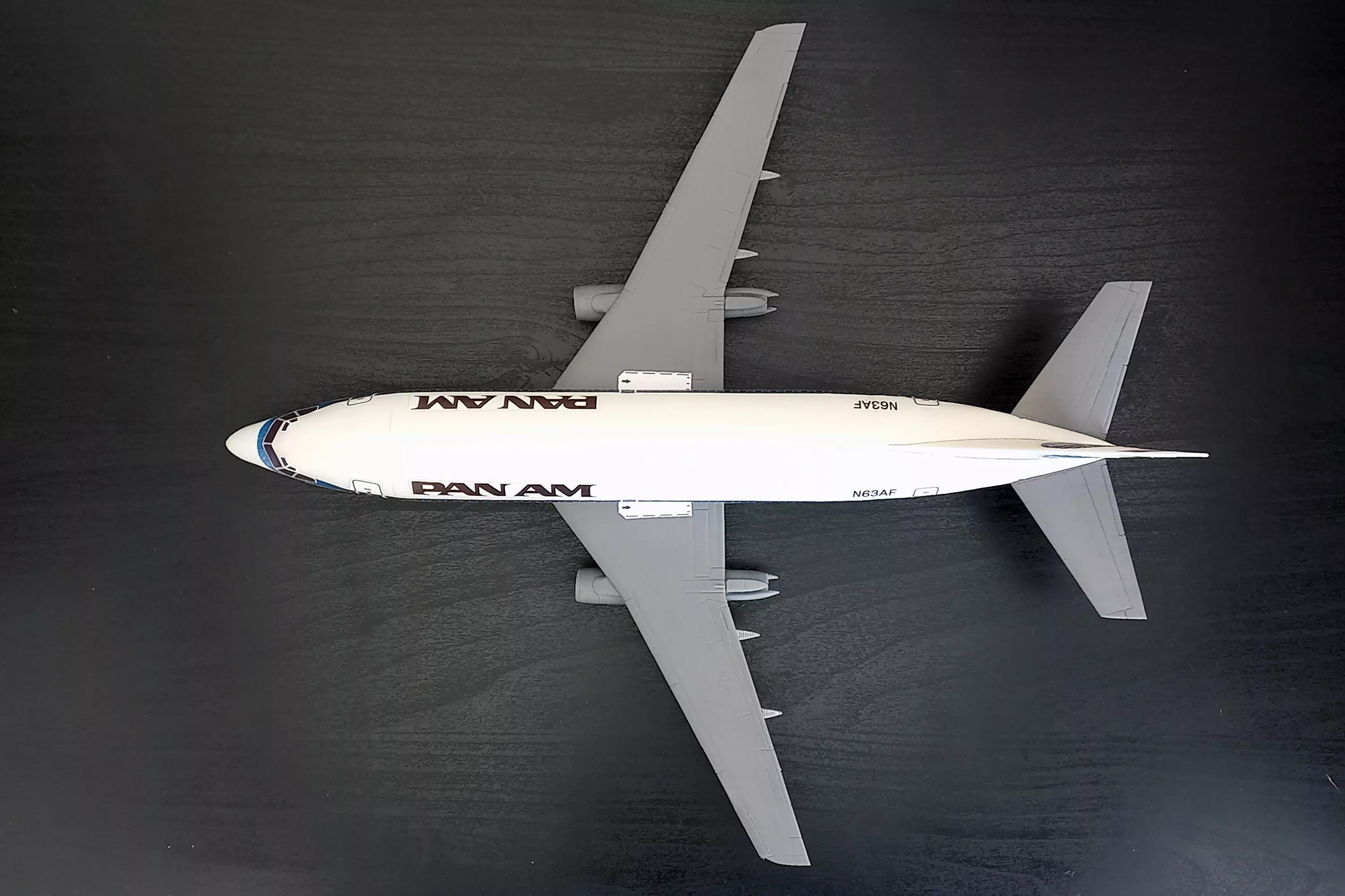 231212 Model kit Boeing 737-200 Down 3D print model_8