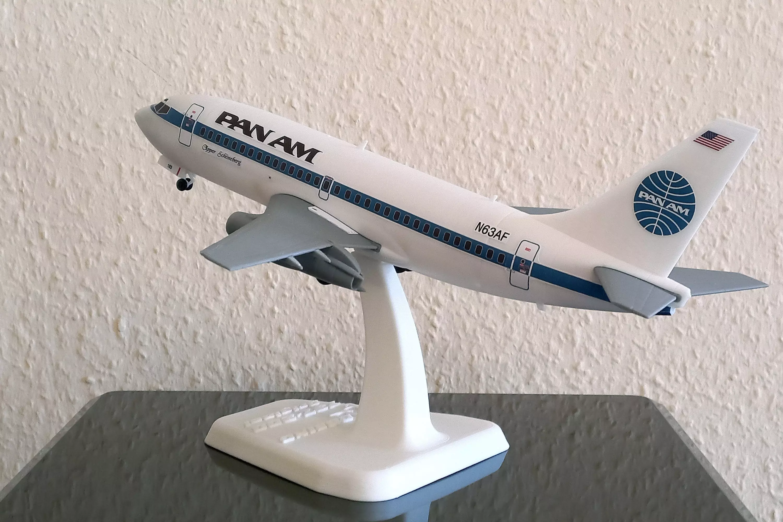 231212 Model kit Boeing 737-200 Down 3D print model_7