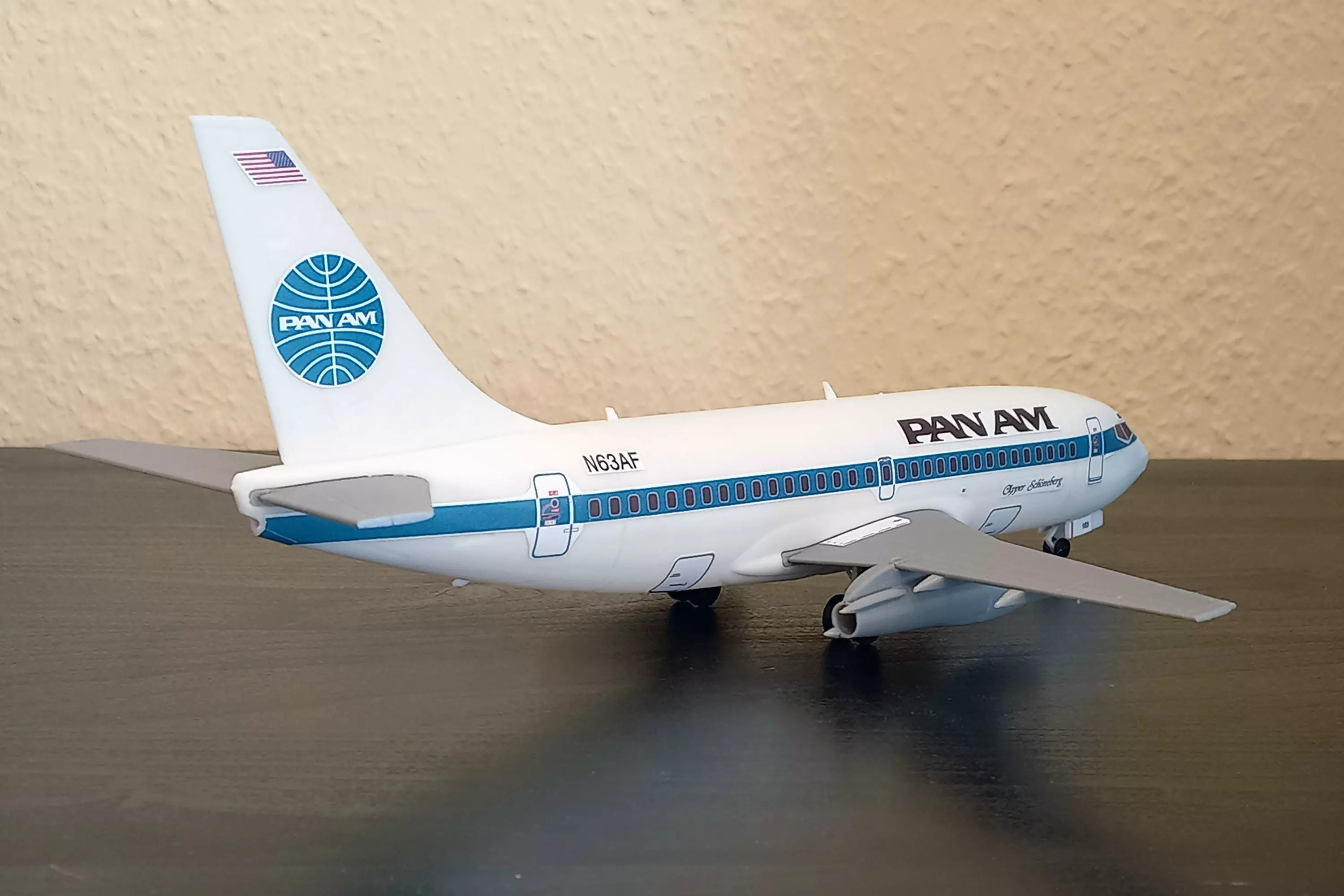 231212 Model kit Boeing 737-200 Down 3D print model_15