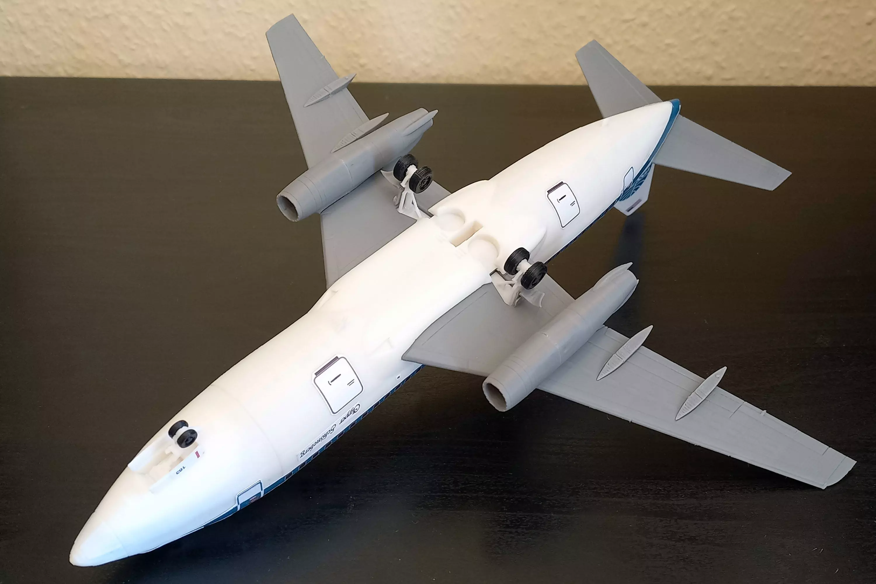 231212 Model kit Boeing 737-200 Down 3D print model_18