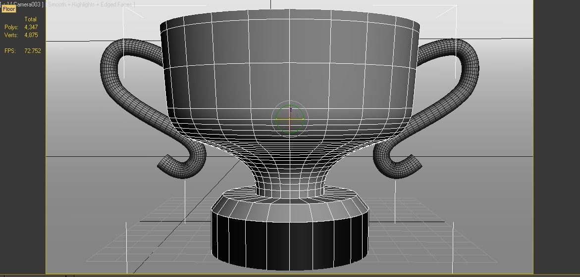Basic Trophy 3D model_8