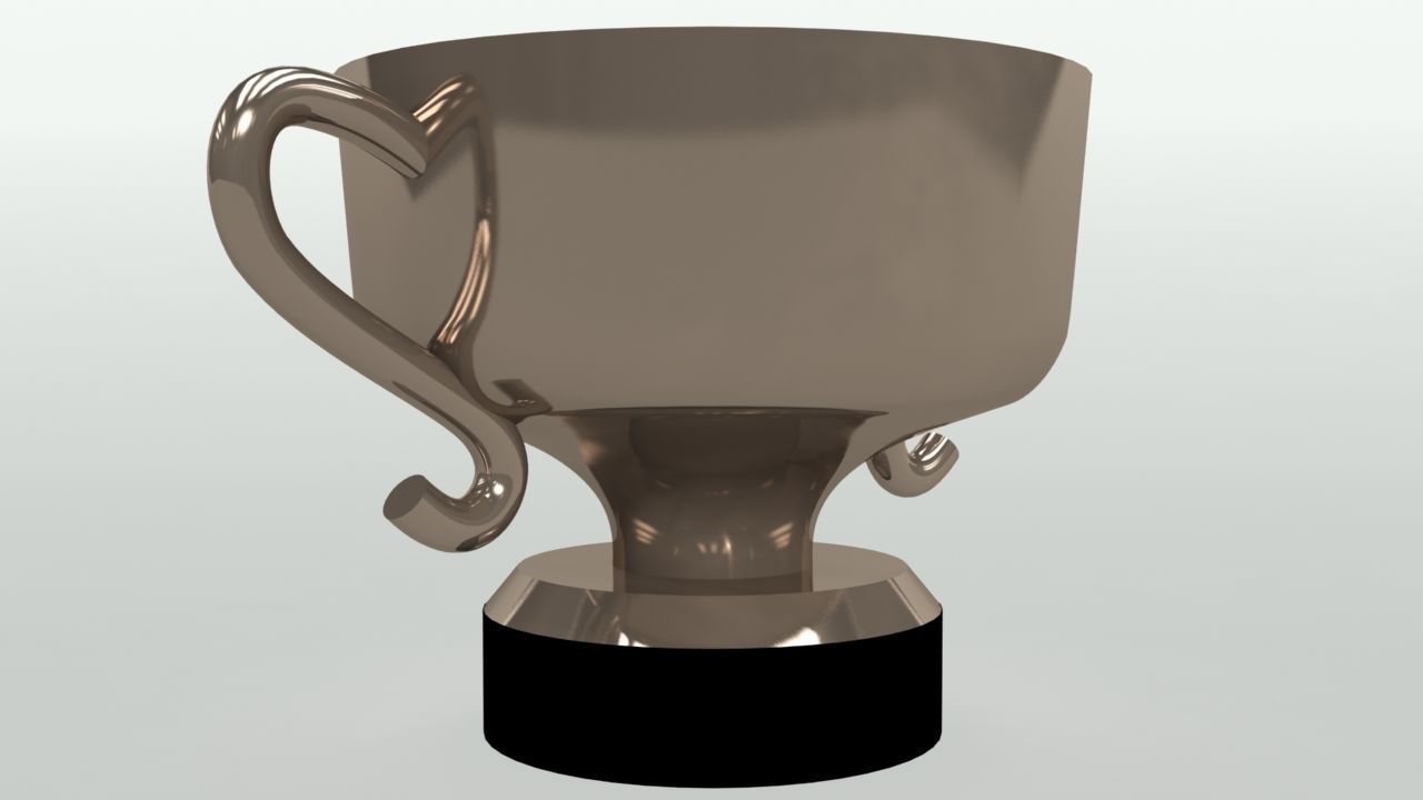 Basic Trophy 3D model_2