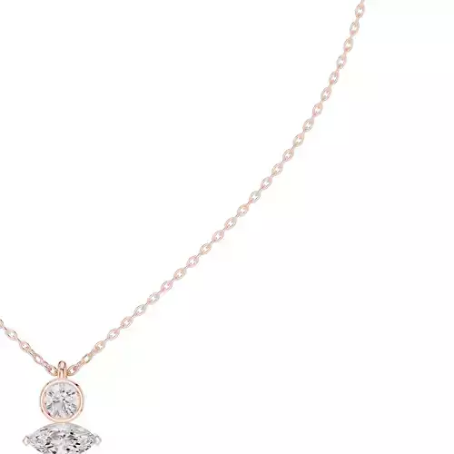 Marquise and Round Eye Shape Pendant For a Necklace Files Video